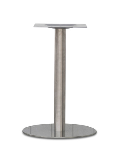 Orion Round Table Base - 58cm, Stainless Steel