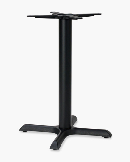 Cast Cross Table Base - 56Cm, Black