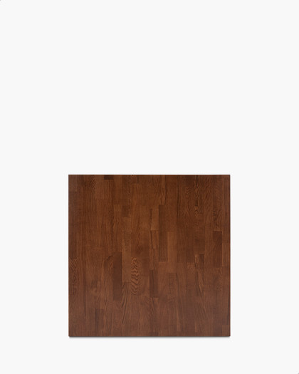 Solid Oak Table Top - 60Cm Square, Dark Oak