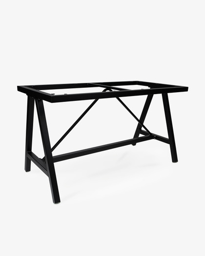 Harper Aluminium Bar Leaner Base - 1590*790*90H, Black