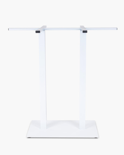 Konus Double Bar Leaner Base - 40X70 X 105Cm H, White