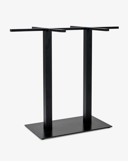 Konus Double Bar Leaner Base - 40X70 X  90Cm H, Black