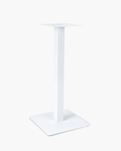 Konus Bar Leaner Base - 50 Sq X 105Cm H, White