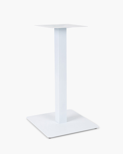 Konus Bar Leaner Base - 50 Sq X 90Cm H, White