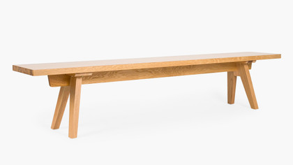 Stockholm Oak Bench - 220x38cm, Natural