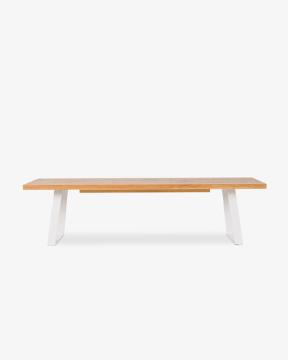 Marko Bench - For 2.0M Table, White Frame