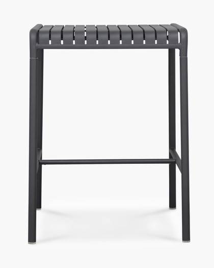Atticus Outdoor Aluminium Bar Leaner - 74X77 105H, Charcoal