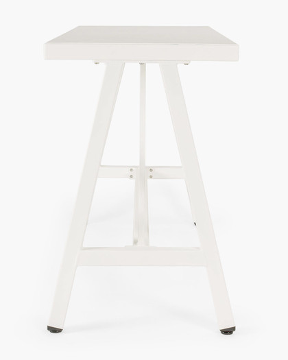Kingston Outdoor Bar Leaner - 160X60Cm 90 H, White