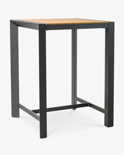 Karaka Outdoor Bar Leaner  - 80X80Cm 105Cm H, Charcoal