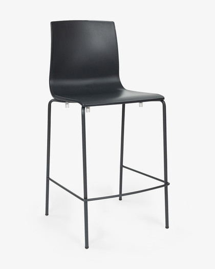 Alice Bar Stool - Anthracite, 65Cm - Anthracite Leg