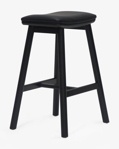 Archie Bar Stool - Black, 65Cm
