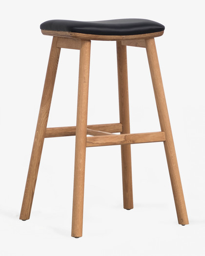 Archie Bar Stool - Natural, 75Cm