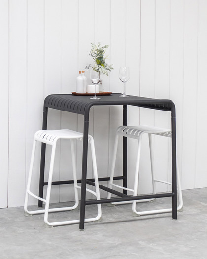 Atticus Bar Stool - White, 65 Cm