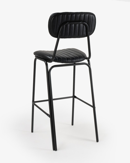 Barry Bar Stool - Black, 75Cm