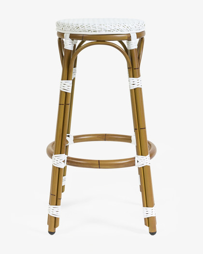 Cannes Barstool - Pure White, 77Cm