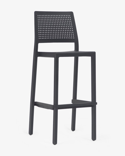 Emi Bar Stool - Anthracite, 75Cm