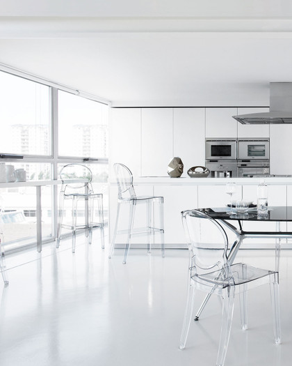 Igloo Bar Stool - Transparent, 65Cm