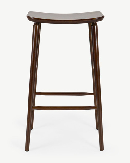 Mackenzie Bar Stool - Walnut, 75Cm
