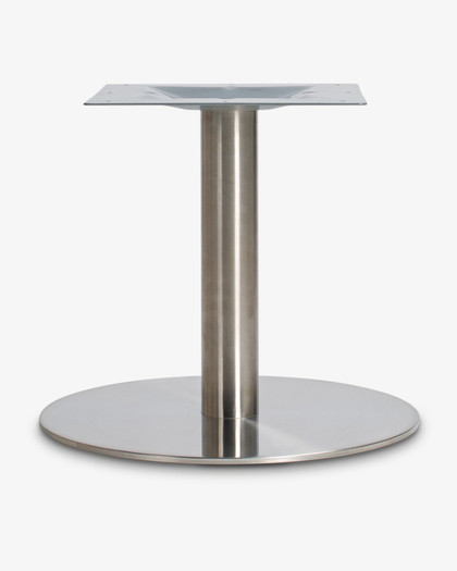 Orion Round Coffee Table Base - 50Cm, Stainless Steel