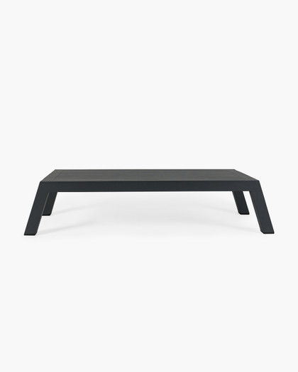Leigh Outdoor Coffee Table, Medium - Charcoal