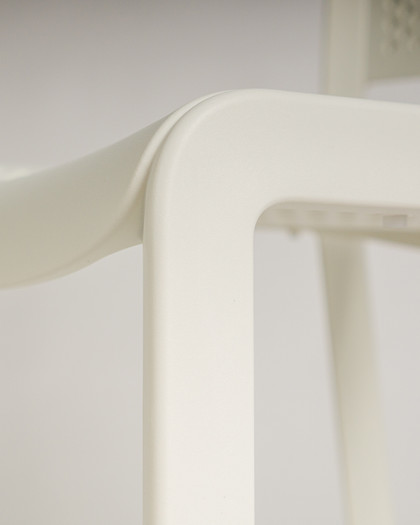 Dome 261 Chair - White, perforated