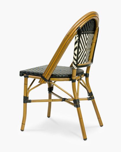 Chloe Chair -  Ivory/Black
