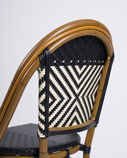 Chloe Chair -  Ivory/Black