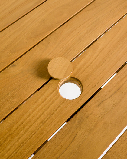 Evelyn Outdoor Table - 210X90Cm, White
