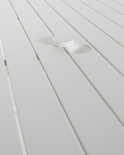 Theodore Outdoor Picnic Table - 200X79Cm, White