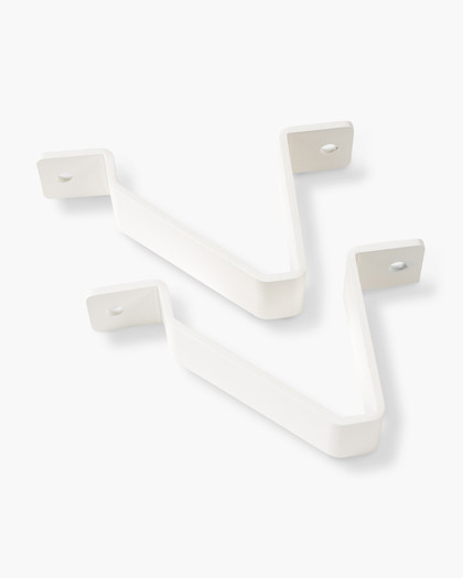 Tahoe Fixing Bracket, set of 2 - White