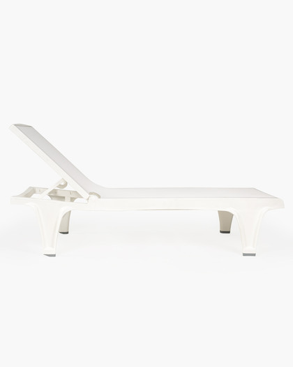 Tahiti Sun Lounger - Linen Frame + Linen Fabric