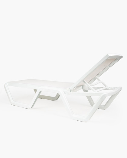 Vela Sun Lounger - Linen W Linen Fabric