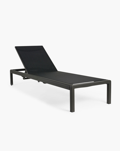 Matakana Sun Lounger - Charcoal