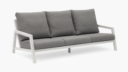Leigh Outdoor Sofa - Three Seater , White