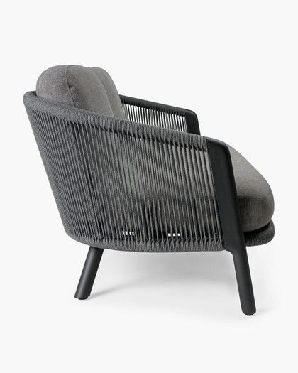 Arc Outdoor 2 Seater Sofa - Charcoal