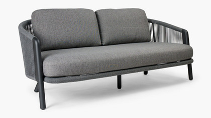 Arc Outdoor 2 Seater Sofa - Charcoal