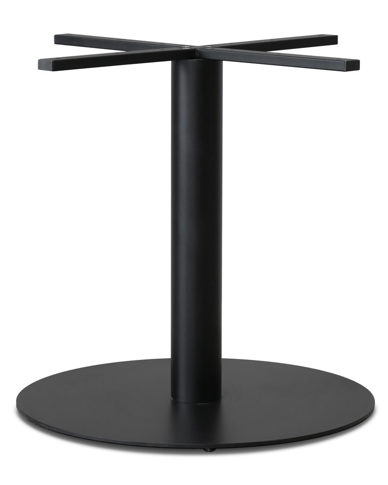 Hydra Round Table Base - 72Cm, Black