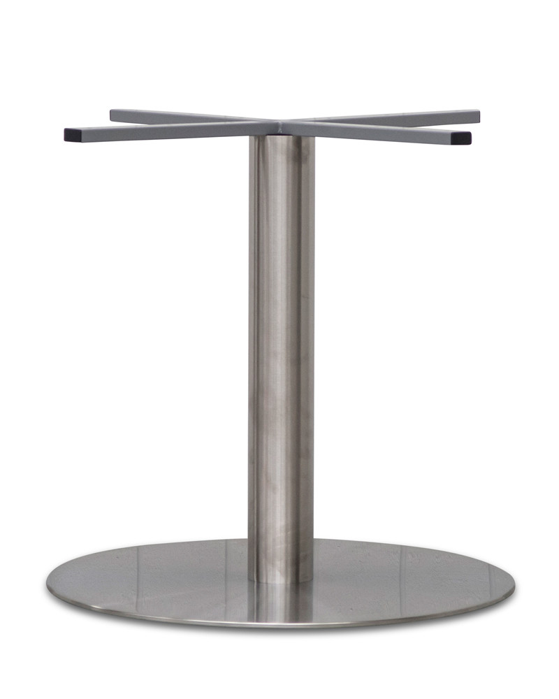 Orion Round Table Base - 72cm, Stainless Steel