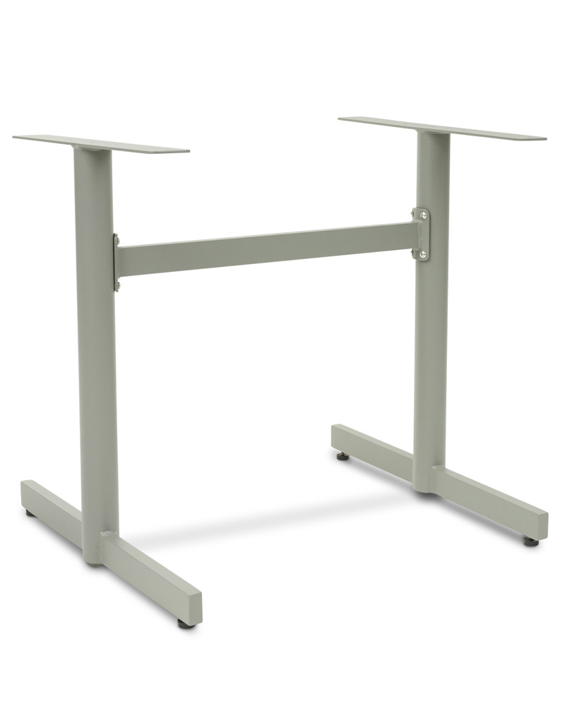 Star Double Aluminium Table Base - Silver