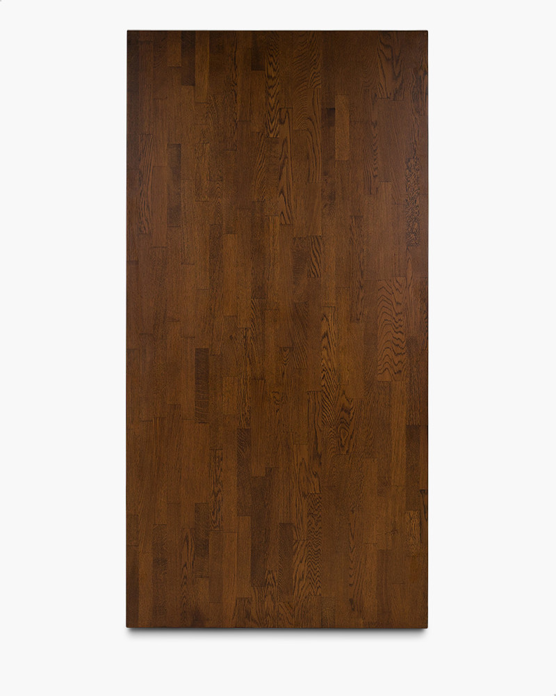 Solid Oak Table Top - 160X80Cm, Dark Oak