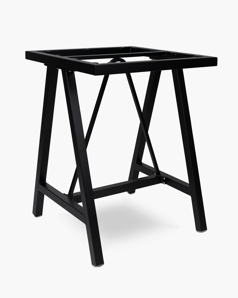 Harper Aluminium Bar Leaner Base - 790*790*1050H, Black