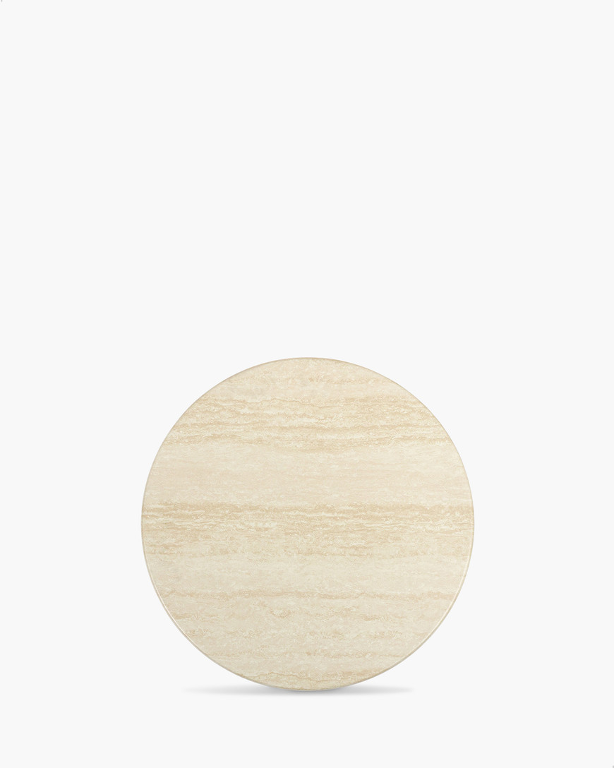 Toulouse Table Top - 70Cm Dia, Travertine