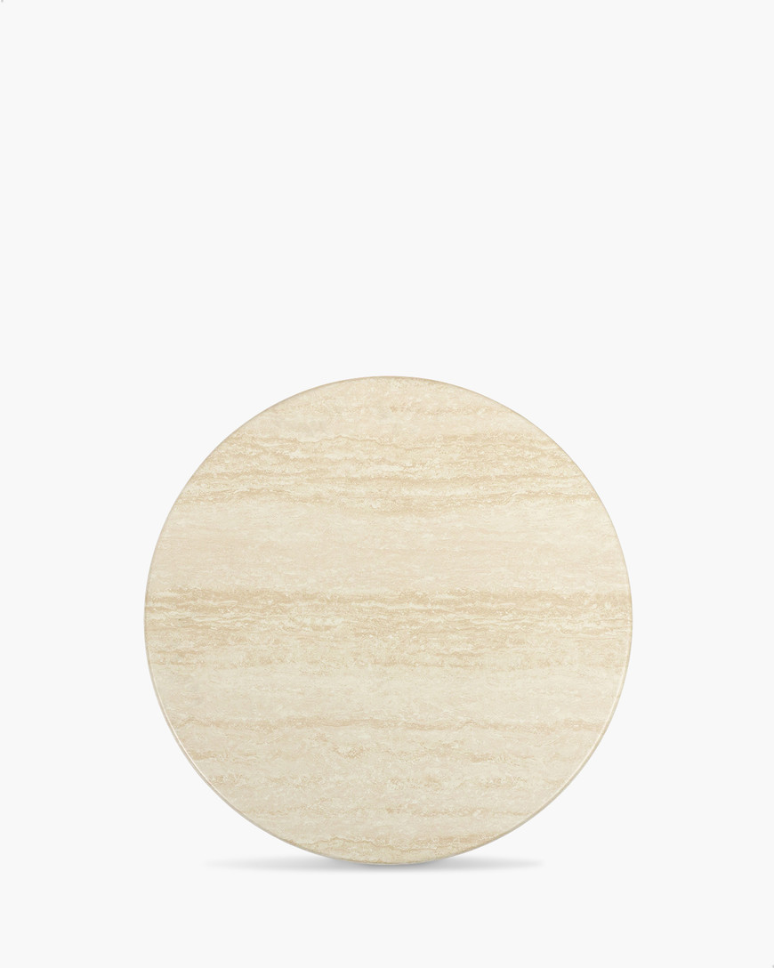 Toulouse Table Top - 80Cm Dia, Travertine