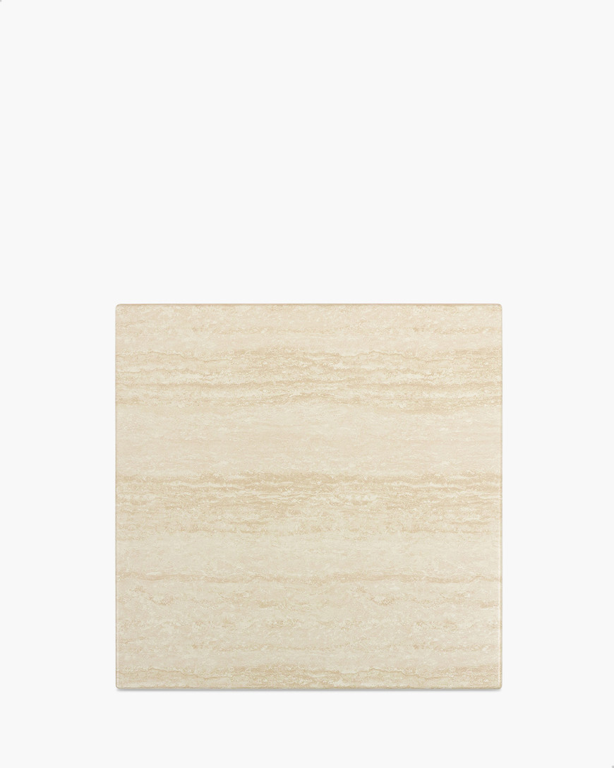 Toulouse Table Top - 80Cm Square, Travertine