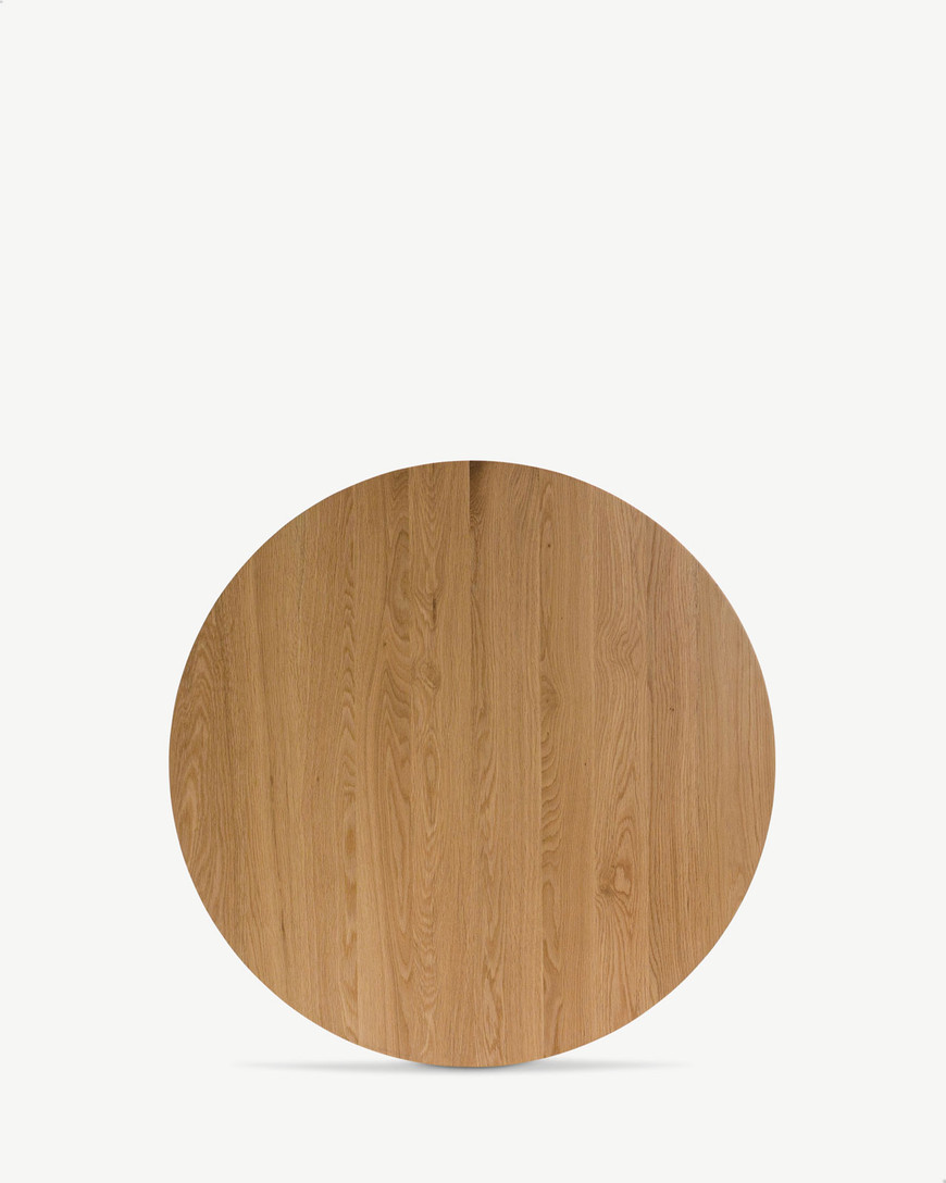 Wyoming Oak Round Table Top - 80cm, Natural