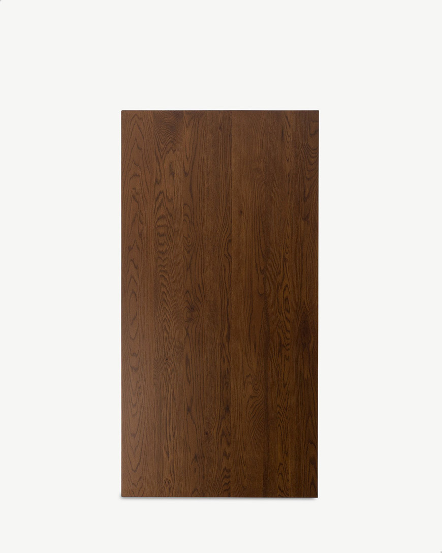 Wyoming Oak Rectangular Table Top - 120×60cm, Dark Oak