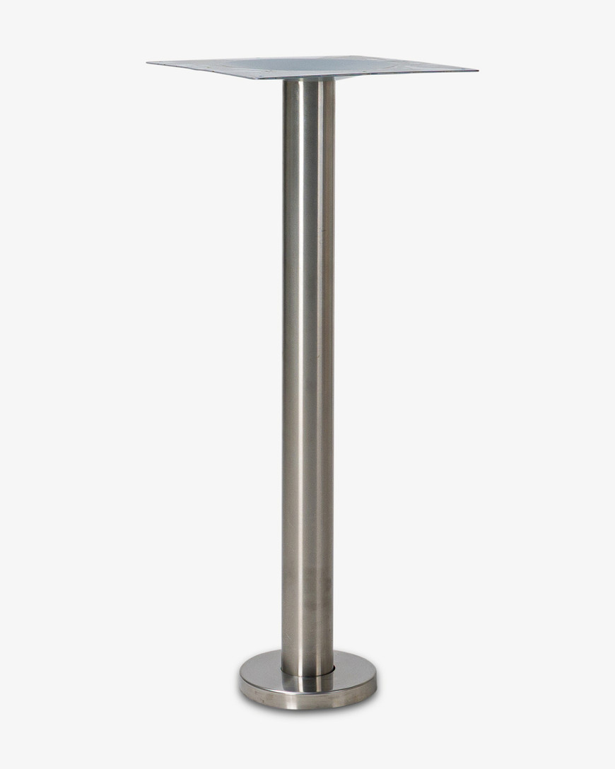 Mono Bolt Stainless Bar Leaner Base - 90H