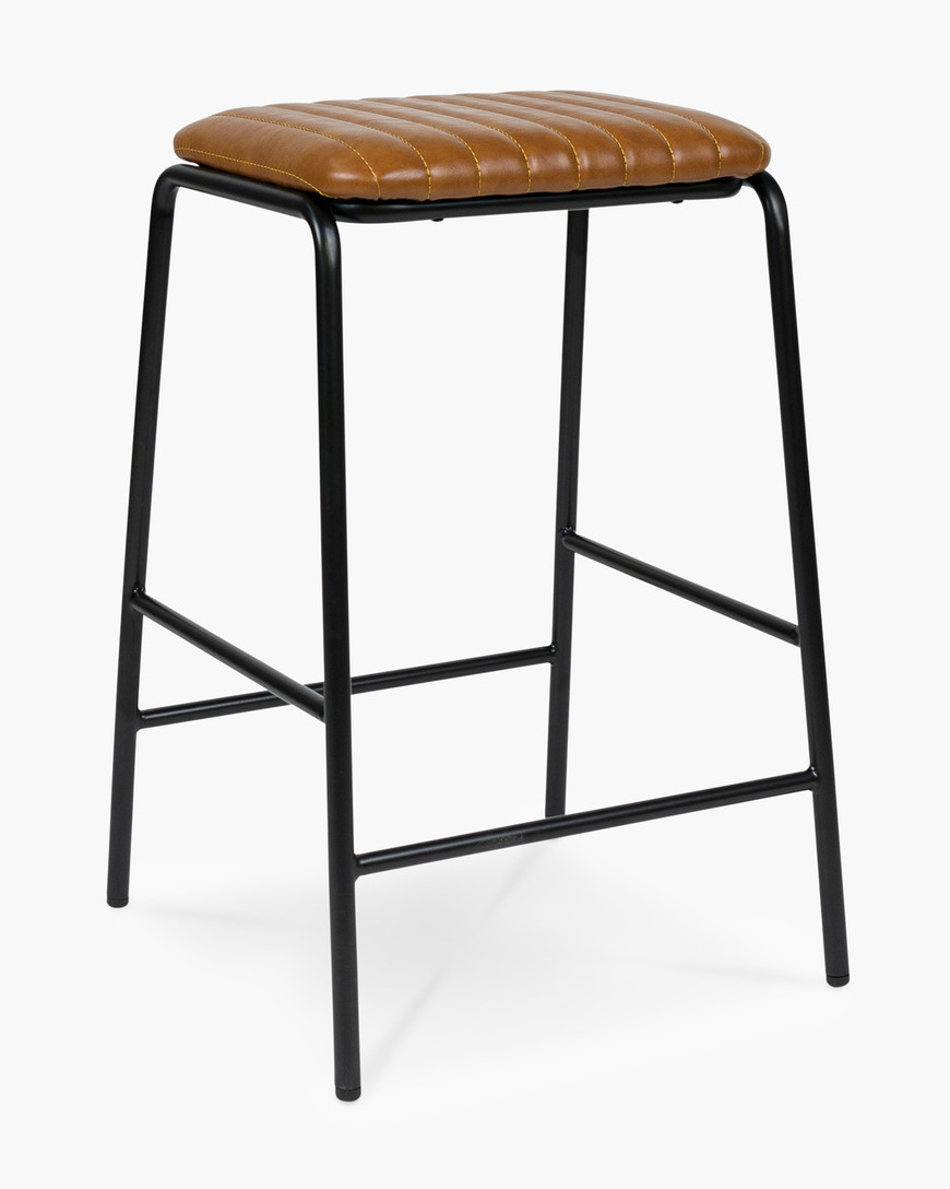 Bruce Bar Stool - Tan, 65Cm