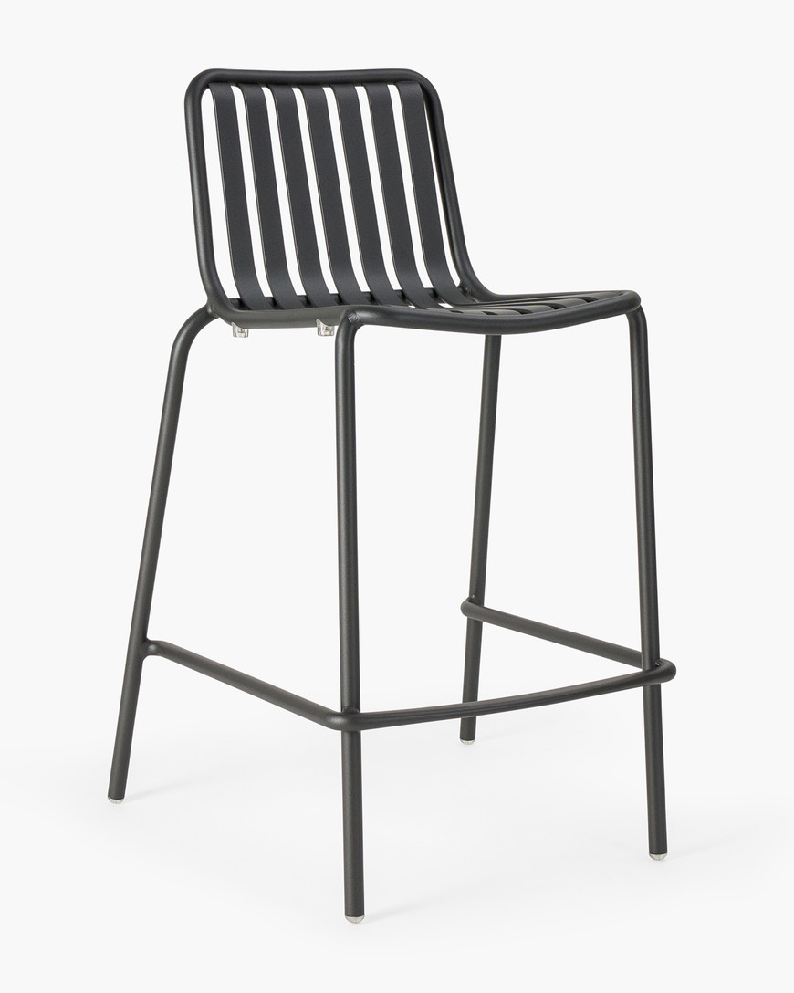 Parker Bar Stool - Charcoal, 65 Cm