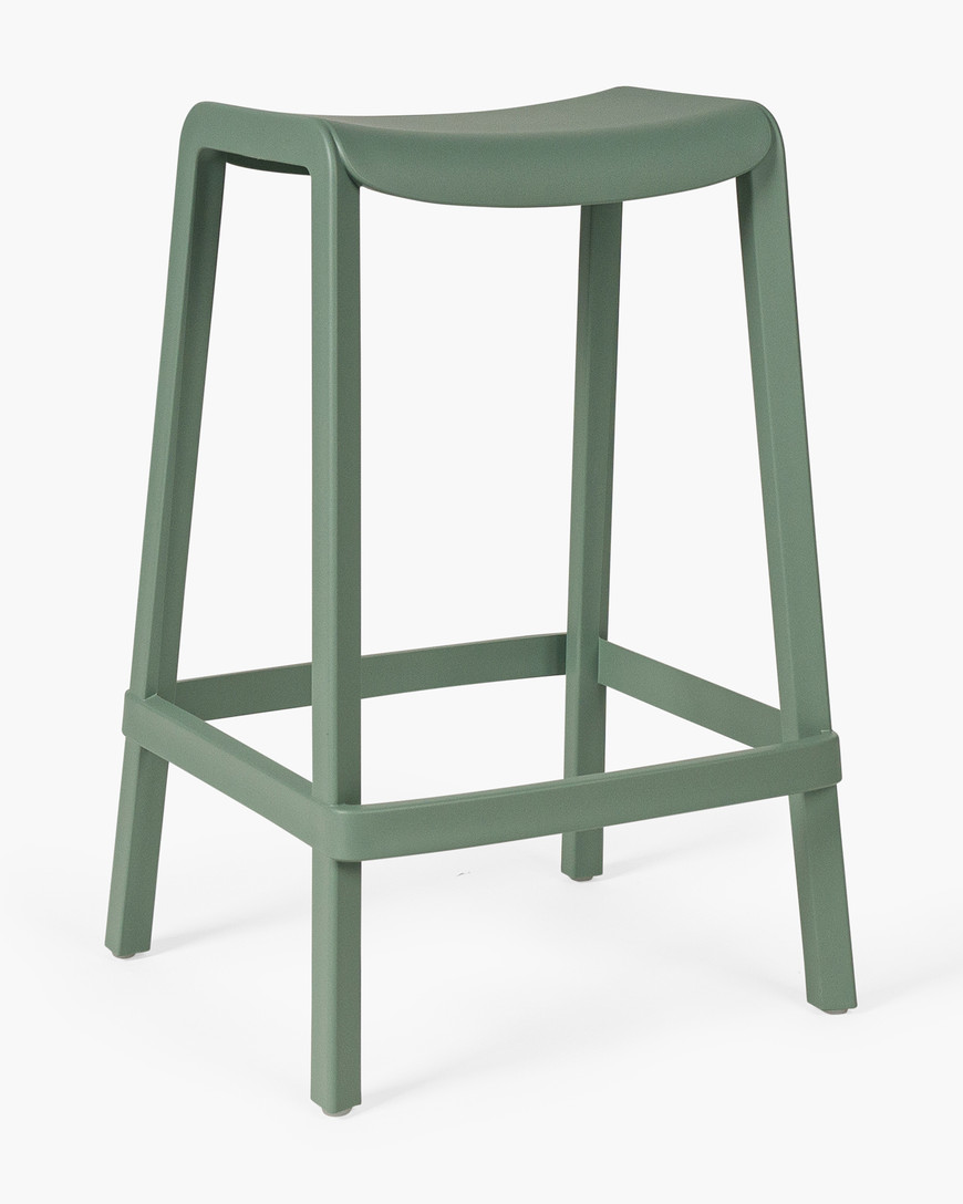 Dome 267 Bar Stool - Light Green, 65Cm
